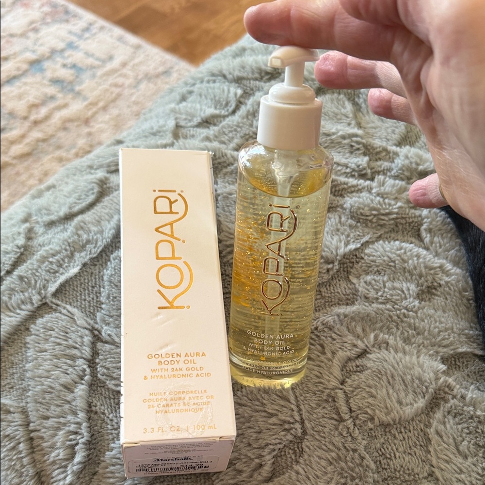 Kopari Golden Aura Body Oil with White Box